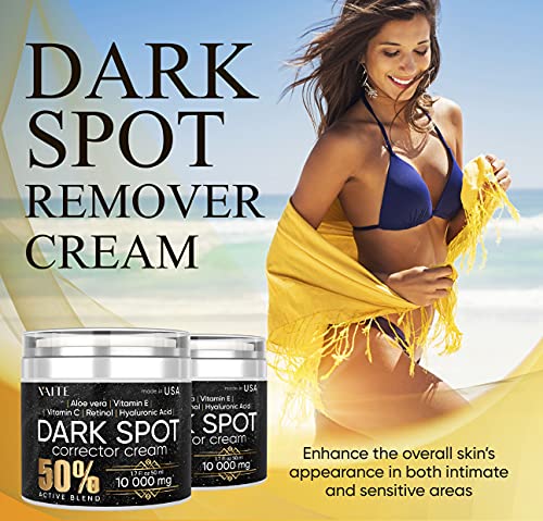 VAITE Dark Spot Remover Cream for Face, Body, Bikini and Sensitive Areas - Dark Spot Corrector - Underarm Skin Cream - Anti-Aging Effect - Sun Spots