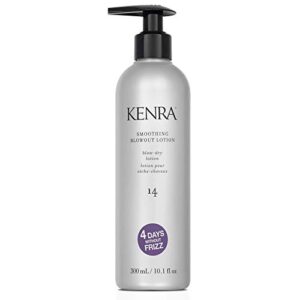 kenra smoothing blowout lotion 14 | ultra-fine blowout spray | up to 4 days without frizz | enhances smoothness & manageability of a blowout | thermal protection | medium to coarse hair | 10.1 fl. oz