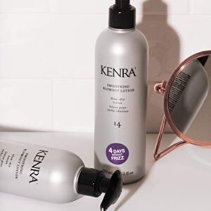 Kenra Smoothing Blowout Lotion 14 | Ultra-Fine Blowout Spray | Up To 4 Days Without Frizz | Enhances Smoothness & Manageability Of A Blowout | Thermal Protection | Medium To Coarse Hair | 10.1 fl. Oz