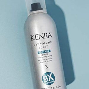 Kenra Dry Volume Burst 3 | Instant Volume Hairspray | Soft Hold Volumizing Spray | Dry Application | All Hair Types | 7.5 oz