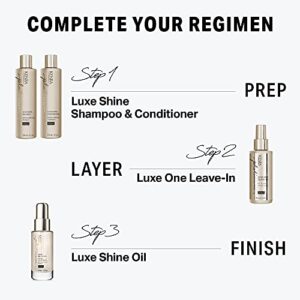 Kenra Platinum Luxe One Leave-In | All-In One Miracle Spray | Enriched with Precious Gold | Opulent Slip & Shine | Thermal/Heat Protection | Medium To Coarse Hair | 5 fl. Oz