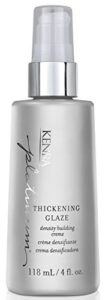 kenra platinum thickening glaze | volumizing styler | adds fullness & body | lightweight conditioning | density building for thick, healthy-looking styles | all hair types | 4 fl. oz