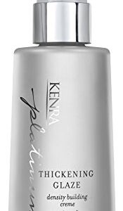 Kenra Platinum Thickening Glaze | Volumizing Styler | Adds Fullness & Body | Lightweight Conditioning | Density Building For Thick, Healthy-Looking Styles | All Hair Types | 4 fl. Oz