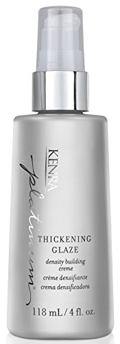 Kenra Platinum Thickening Glaze | Volumizing Styler | Adds Fullness & Body | Lightweight Conditioning | Density Building For Thick, Healthy-Looking Styles | All Hair Types | 4 fl. Oz