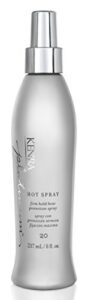 kenra platinum hot spray 20 | heat protection styler | long-lasting, firm hold | adds vibrant shine | humidity & thermal protection | clean release from heated tools | all hair types | 8 fl. oz