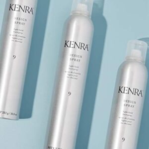 Kenra Design Spray 9 | Light Hold Hairspray | Tames Frizz & Flyaways | Lightweight, Brushable Formula | All Hair Types | 10 oz