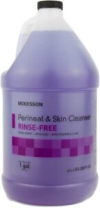 mckesson perineal wash rinse-free cleanser, 1 gallon refill bottle