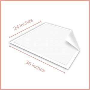 McKesson Maximum Breathable Underpads, Incontinence, Maximum Absorbency, 24 in x 36 in, 70 Count