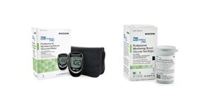 mckesson true metrix pro professional monitoring meter + 50 mckesson true metrix pro blood glucose test strips (bundle)