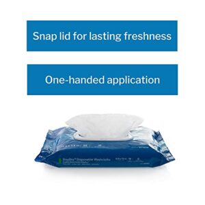 McKesson StayDry Disposable Wipes or Washcloths for Adults with Aloe, Incontinence, Alcohol-Free, Not-Flushable, 50 Wipes, 1 Pack