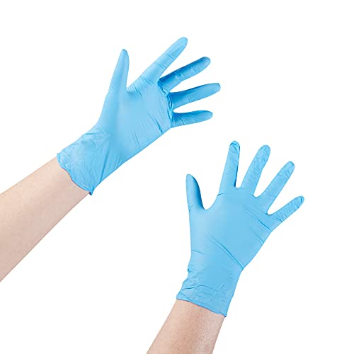 McKesson Confiderm 3.8C Nitrile Exam Gloves, Non-Sterile, Powder-Free, Blue, Large, 100 Count, 1 Box