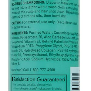 McKesson Foam Cleanser with Aloe, Rinse-Free, Vitamin A and E, Cucumber Melon Scented, 9 oz, 1 Count