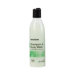 mckesson body wash and shampoo with aloe, cucumber melon scent, 8 oz, 1 count