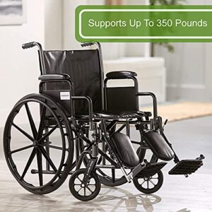 McKesson Wheelchair, Elevating Swing Away Foot Leg Rest, Desk Length Arms, 20 in Seat, 300 lbs Weight Capacity, 1 Count