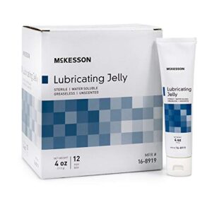 mckesson lubricating jelly sterile 4 oz. tube 1 each 16-8919