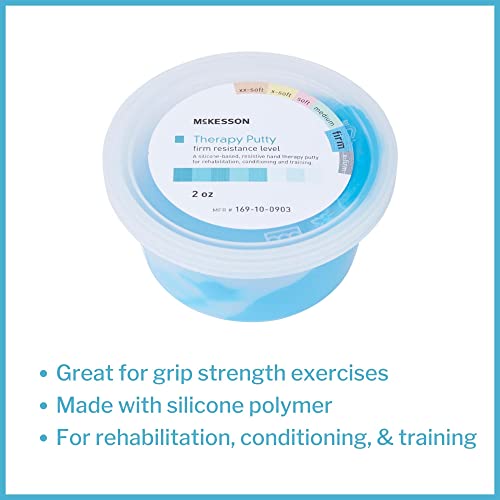 McKesson Therapy Putty - Firm Resistance for Fingers, Hands, and Wrist – Exercise Rehabilitation Occupational Therapy Tool -2 oz, 1 Count