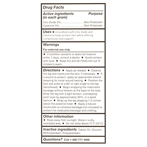 McKesson Unna Boot with Zinc Oxide and Calamine, Non-Sterile, 4 in x 10 yd, 1 Roll