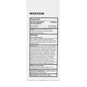 McKesson Unna Boot with Zinc Oxide and Calamine, Non-Sterile, 4 in x 10 yd, 1 Roll