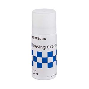 mckesson foamy shaving cream, shave cream for men and women, lavender scent, 1.5 oz, 144 count