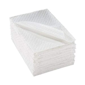 mckesson procedure towels, non-sterile, 2-ply, white, diamond embossed, disposable, 13 in x 18 in, 500 towels, 1 pack