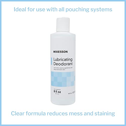 McKesson Fragrance-Free Lubricating Deodorant for Ostomy Appliances, 8 oz, 1 Count, 1 Pack