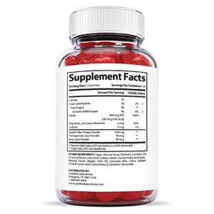 Justified Laboratories Algarve Keto ACV Gummies 1000MG with Pomegranate Juice Beet Root B12 60 Gummys