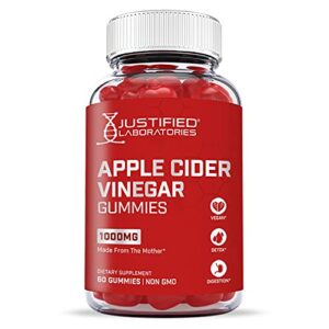 (3 Pack) Apple Cider Vinegar Gummies 1000MG ACV Made from The Mother with Pomegranate Juice Beet Root B12 180 Gummys