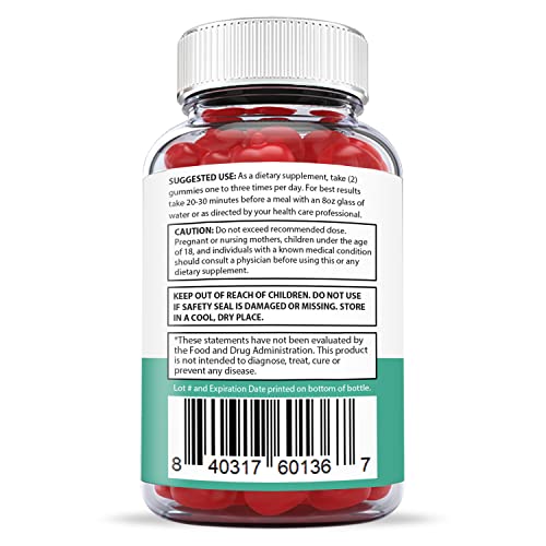 Justified Laboratories (2 Pack) Super Slim Keto ACV Gummies 1000MG with Pomegranate Juice Beet Root B12 60 Gummys