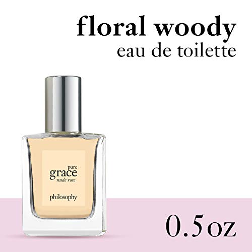 philosophy pure grace nude rose eau de toilette, 0.5 oz