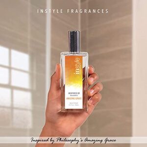 Instyle Fragrances | Inspired by Philosophy's Amazing Grace | Women’s Eau de Toilette | Vegan, Paraben Free, Phthalate Free | 3.4 Fluid Ounces