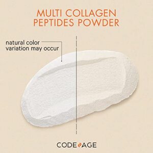 Codeage Multi Collagen Protein Powder Peptides, 2-Month Supply, Hydrolyzed, Type I, II, III, V, X Grass Fed All in One Super Bone Broth Collagen Supplement, Non-GMO, 20 Ounces