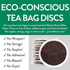 Organic Chai Tea Bags | 100 Tea Bags | Blend of Chinese Keemun Tea, Indian Assam Tea, Cinnamon, Cardamom, Cloves, Ginger, Black Pepper | Eco-Conscious Tea Bags in Kraft Bag | Blended in USA | by FGO