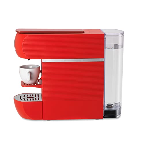 Illy ESE Single Serve 100% Compostable ESE Coffee and Espresso Machine (Red), 10.2 X 12.5 X 4.33