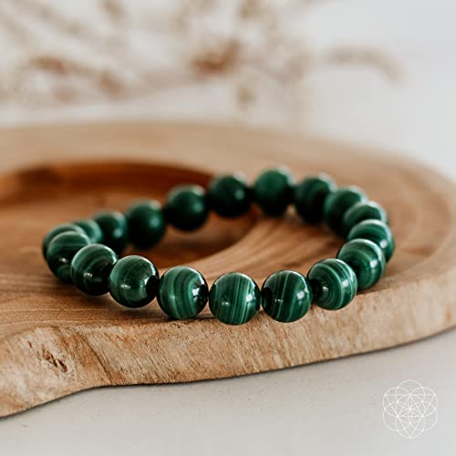 Conscious Items anti-anxiety bracelet I no worries bracelets for women and men I comes with malachite gem stones I focusing on the present moment I protect your energy today