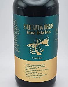 Ever Living Herbs w/ Moringa & Neem Natural Herbal Detox 32 Oz.