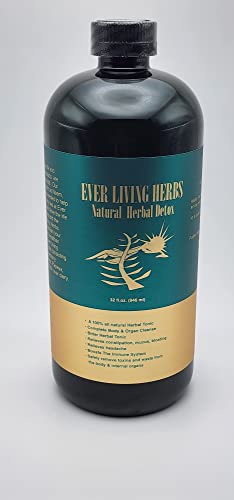 Ever Living Herbs w/ Moringa & Neem Natural Herbal Detox 32 Oz.