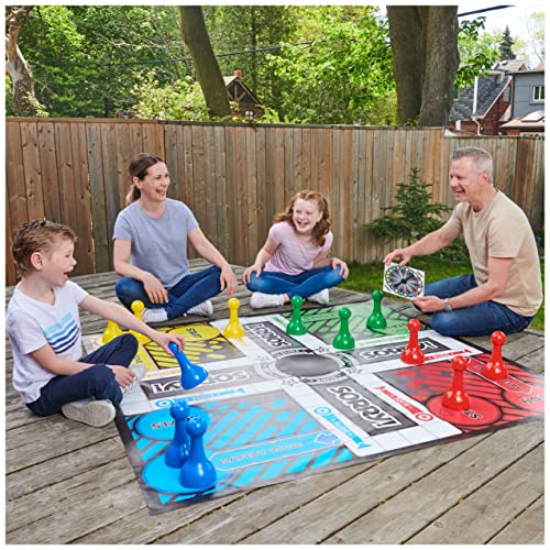 Giant SORRY Classic Family Board Game Indoor Outdoor Retro Party Activity Summer Toy with Oversized Gameboard, for Adults and Kids Ages 6 and up