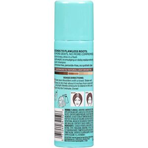 L'Oreal Paris Hair Color Root Cover Up Temporary Gray Concealer Spray Light Brown (Pack of 2) (Packaging May Vary)