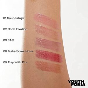 Youthforia Dewy Gloss, Hydrating & Nourishing Tinted Lip Oil For High Shine, Reduces Appearance Of Dry Lips, Vegan & Cruelty-Free, Make Some Noise