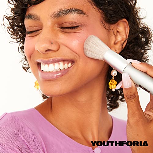 Youthforia Blush Brush, Soft Angled Makeup Brush For Blending Powder, Cream, & Liquid Formulas, Creates A Flawless Finish, Vegan & Cruelty-Free