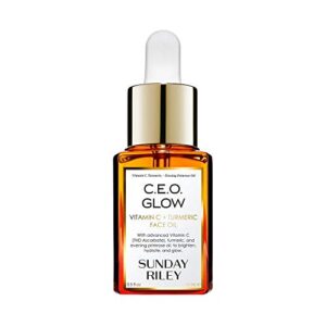 sunday riley c.e.o. glow vitamin c & turmeric face oil, 0.5 fl oz