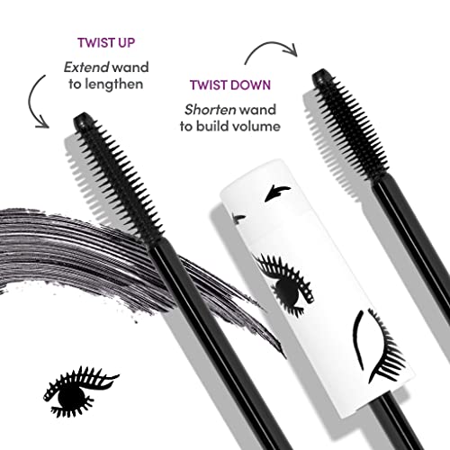 Julep With a Twist Lash Boosting Volumizing and Lengthening Mascara with Bamboo 0.24 ounces