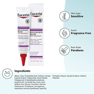 Eucerin Roughness Relief Spot Treatment, Body Moisturizer for Dry Skin, 2.5 Oz Tube