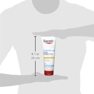 Eucerin Daily Hydration Broad Spectrum SPF 30 Sunscreen Body Cream for Dry Skin, 8 Oz Tube