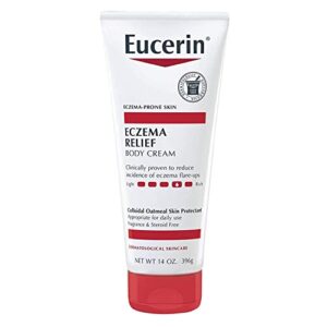 eucerin eczema relief body cream, eczema cream, skin care for eczema, 14 oz tube