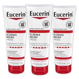 eucerin eczema relief cream – full body lotion for eczema-prone skin – 8 ounce (pack of 3)