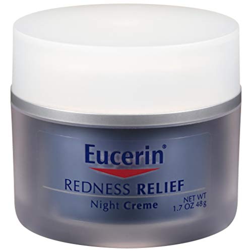 Eucerin Redness Relief Night Creme - Gently Hydrates To Reduce Redness-Prone Skin At Night - 1.7 oz Jar