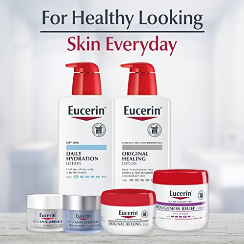 Eucerin Original Healing Cream, Fragrance Free Body Cream for Dry Skin, 4 Oz Jar, Pack of 3