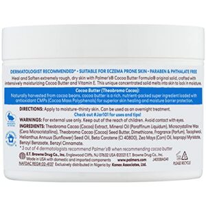 Palmer's Cocoa Butter Formula Daily Skin Therapy Solid Lotion with Vitamin E, Body Moisturizer for Extremely Dry Skin, Softens and Soothes, 7.25 Ounces, (Pack of 1)