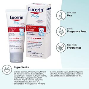 Eucerin Baby Eczema Relief Flare-Up Treatment, Baby Eczema Cream with Colloidal Oatmeal, 2 Oz Tube